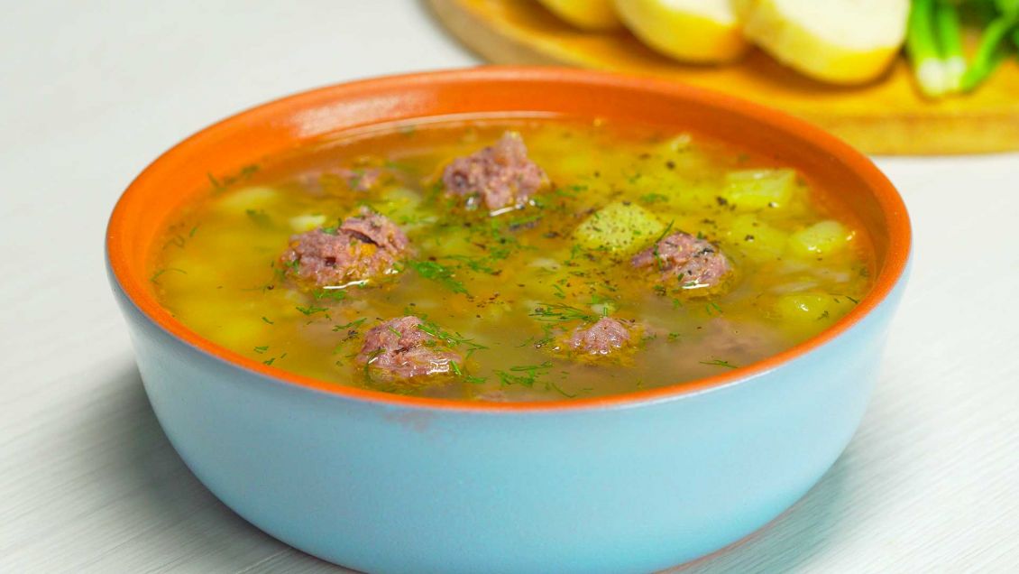 Суп с фрикадельками из говядины – простой и вкусный рецепт с фото (пошагово)