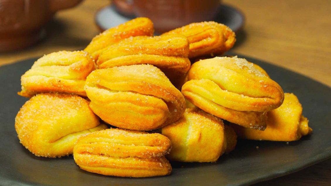 Ингредиенты рецепта творожного печенья с лимонной глазурью